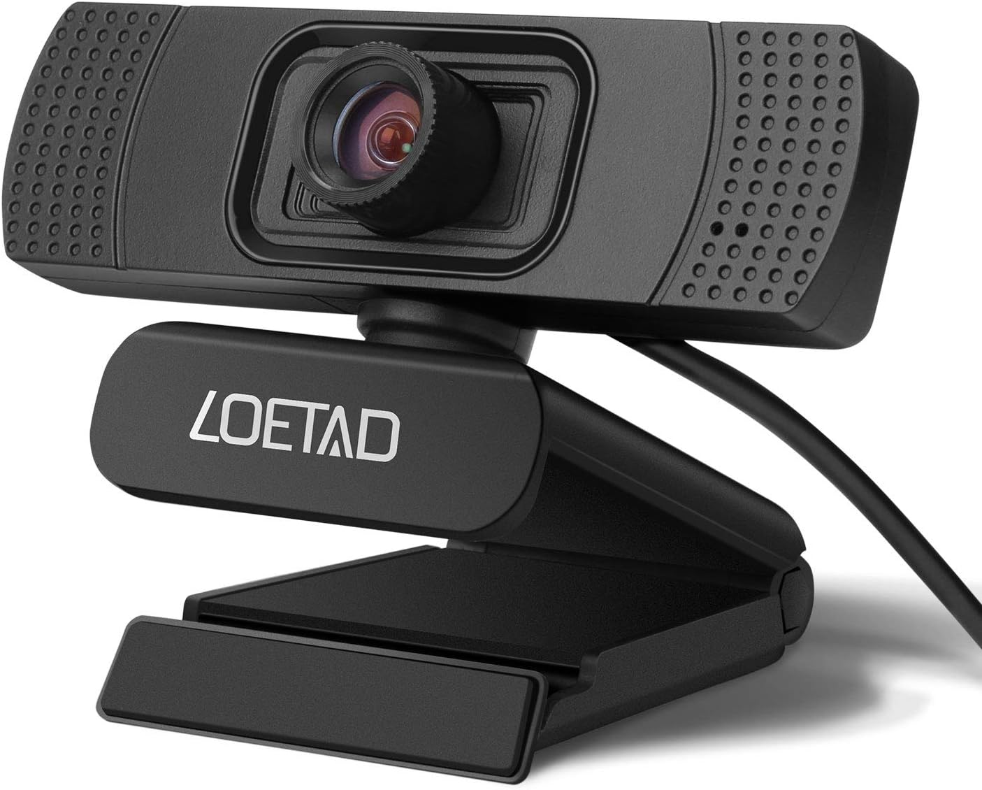 Loetad Webcam, 1080P Full HD PC Camera with Microphone USB for Video Chat Streaming Compatible with Windows Mac OS Android (Multi-Way Packaging)