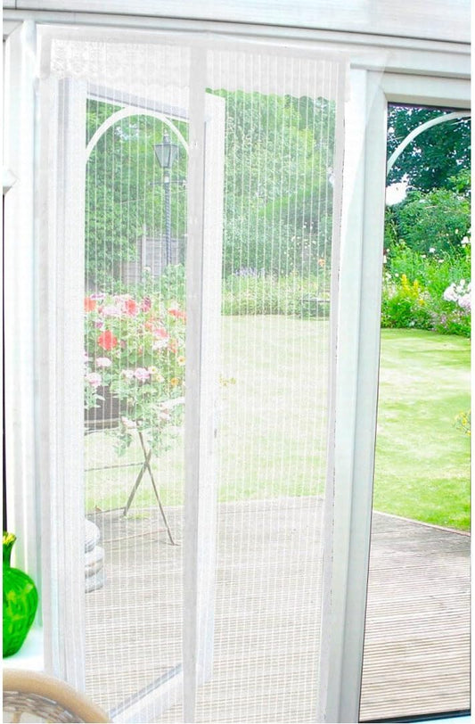 Ashley Magnetic Insect Door Mesh White, 210 x 100 x 210 cm