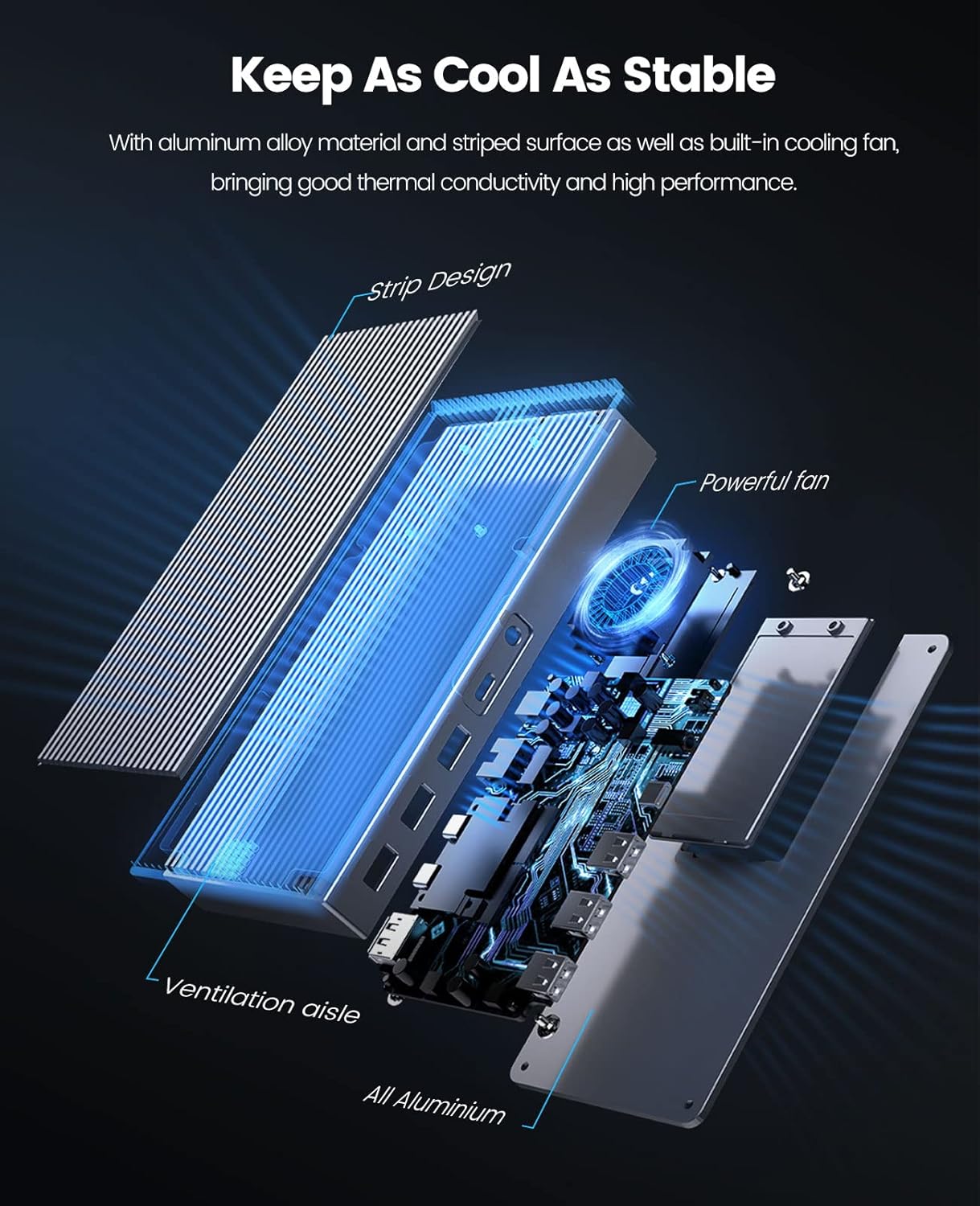 Thunderbolt 3 Dock 9-in-1 Dual M.2 NVMe/NGFF Enclosure, ORICO USB C Docking Station 40Gbps, 8K@60Hz Display or 4K@60Hz Dual Display, 60W Charging Power for Laptop, 15W for Smartphone, Daisychain.