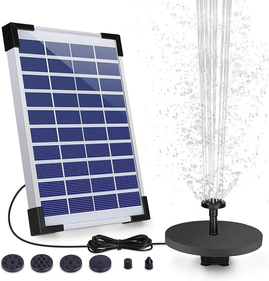 AISITIN Solar Double Pump Fountain