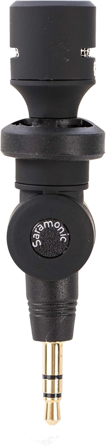 Saramonic SR-XM1 3.5mm TRS Omnidirectional Microphone Plug and Play Mic for DSLR Cameras, Camcorders, CaMixer, SmartMixer, LavMic, SmartRig+ and UWMIC9/UWMIC10/UWMIC15 Wireless Microphone Systems