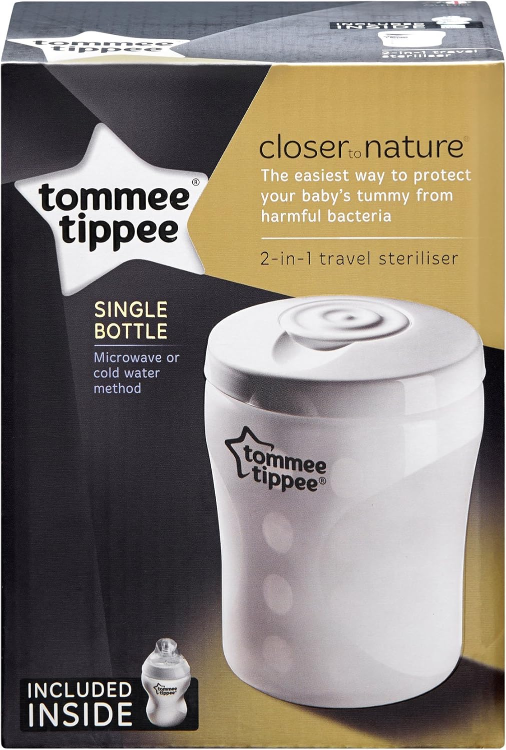 Tommee Tippee Single Bottle Steriliser, Pack of 1