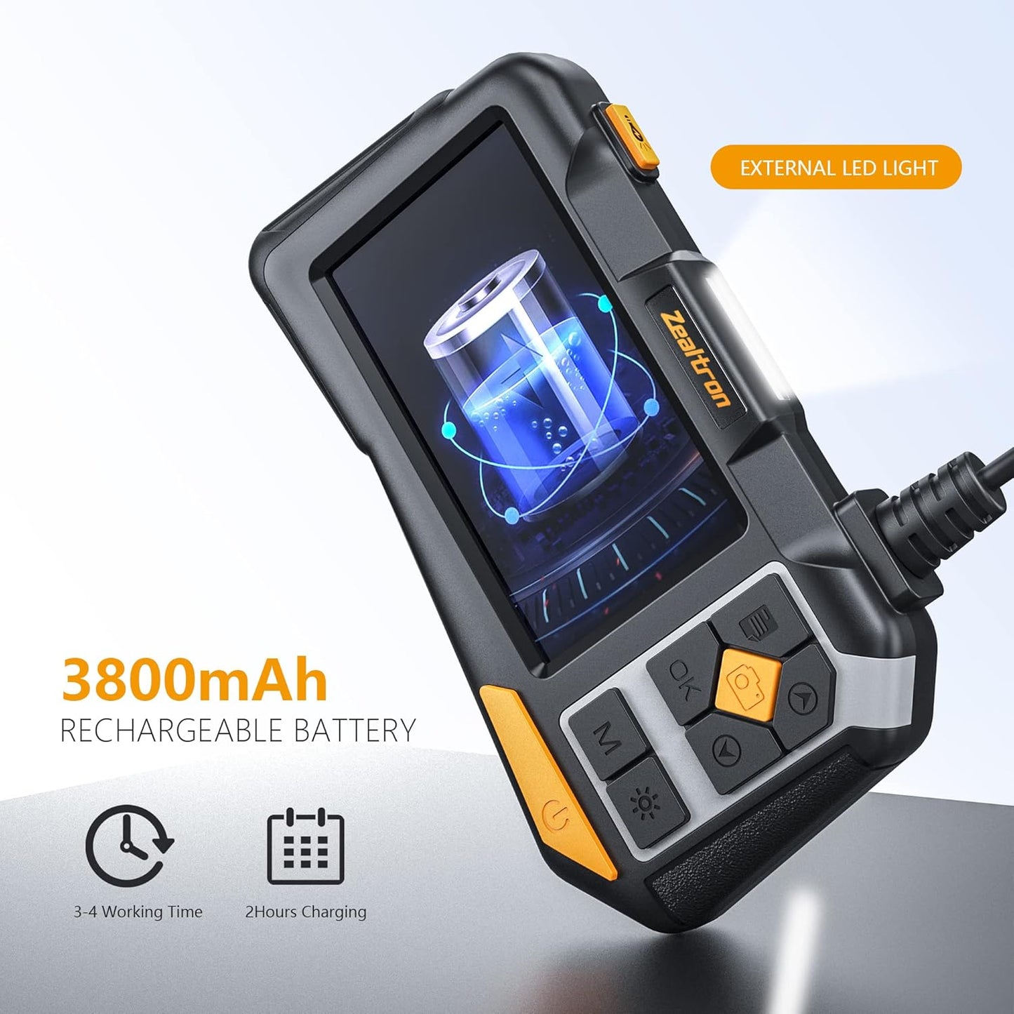 ZEALTRON Screen Endoscope Camera P80