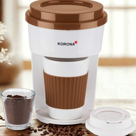 Korona 12202 Coffee Machine in Brown/White