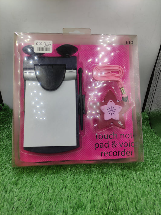 NOTE PAD AND RECORDER