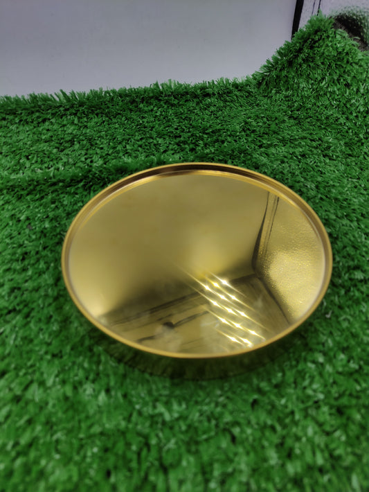 GOLD ROUND TRAY