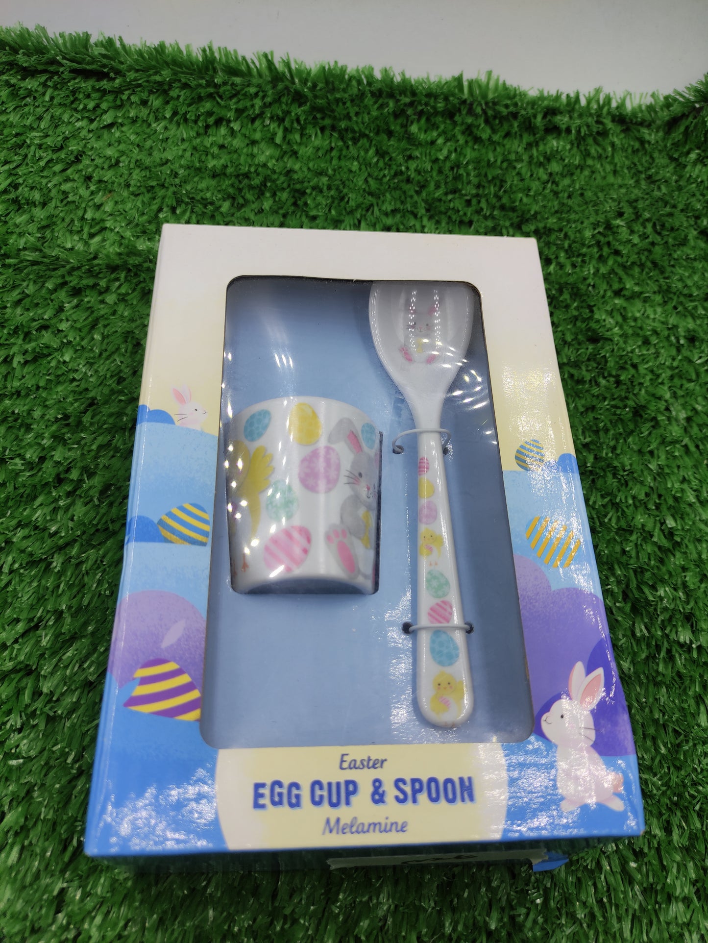 EGG CUP AND SPOON