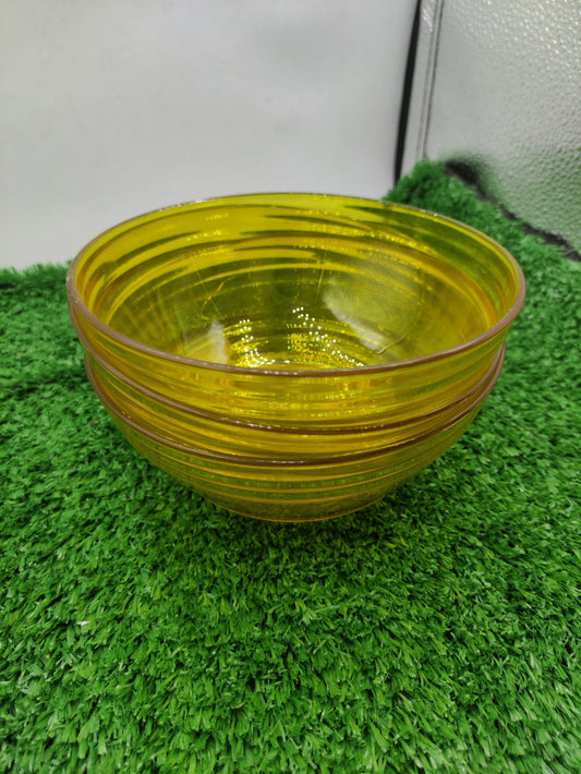 GOLD SALAD  GLASS BOWAL