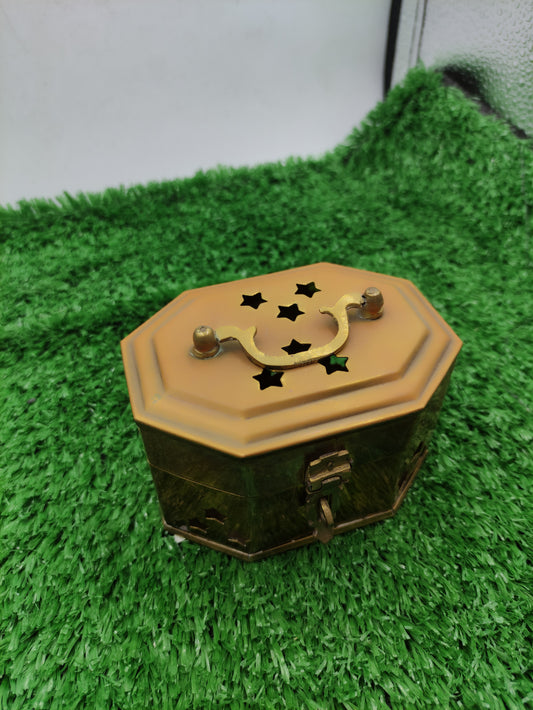 HINGED TRINKET BOX METAL