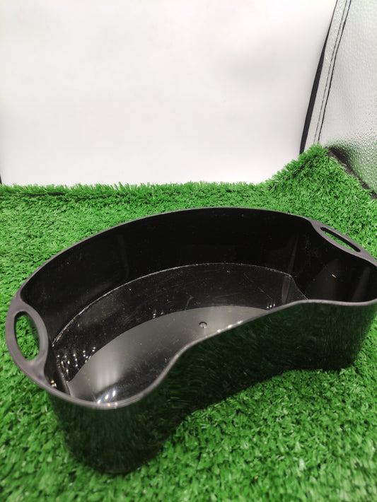 BLACK PLASTIC KIDNEY DISH