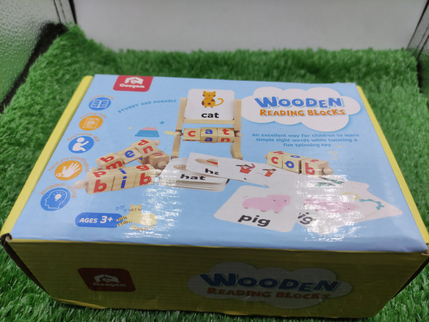 COOGAM WOODEN READING BLOCKS