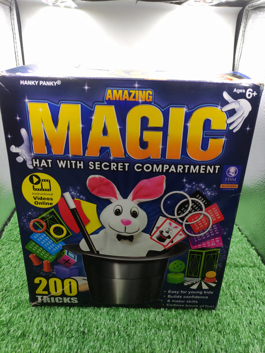 AMAZING MAGIC HAT WITH SECRET COMPARTMENT