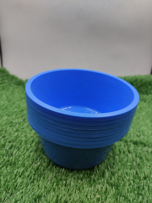 ROUND PLASTIC DISPOSABLE BOWLS 10 SET