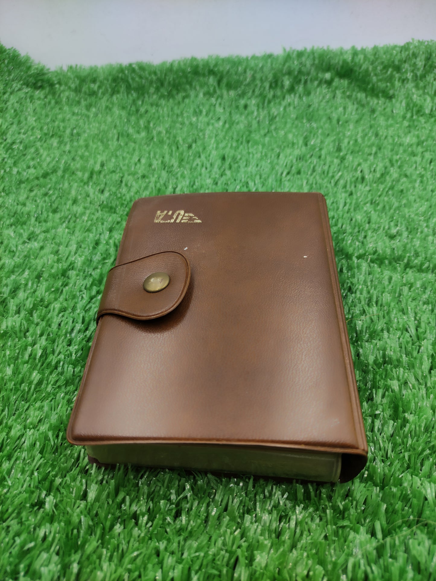 LEATHER DIARY WITH CARDS