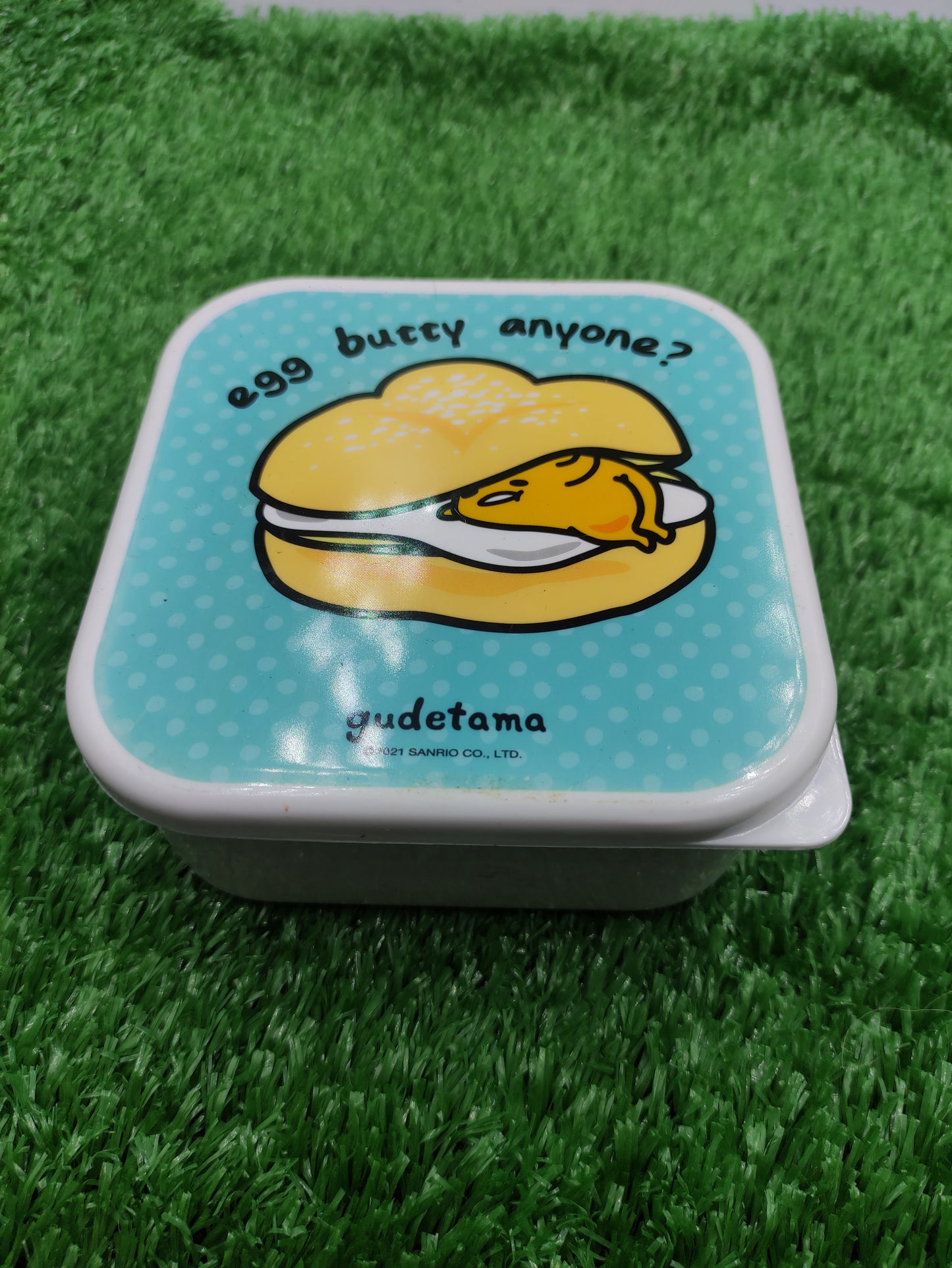 SANRIO GUDETAMA LUNCH BOX OR STORAGE CONTAINER