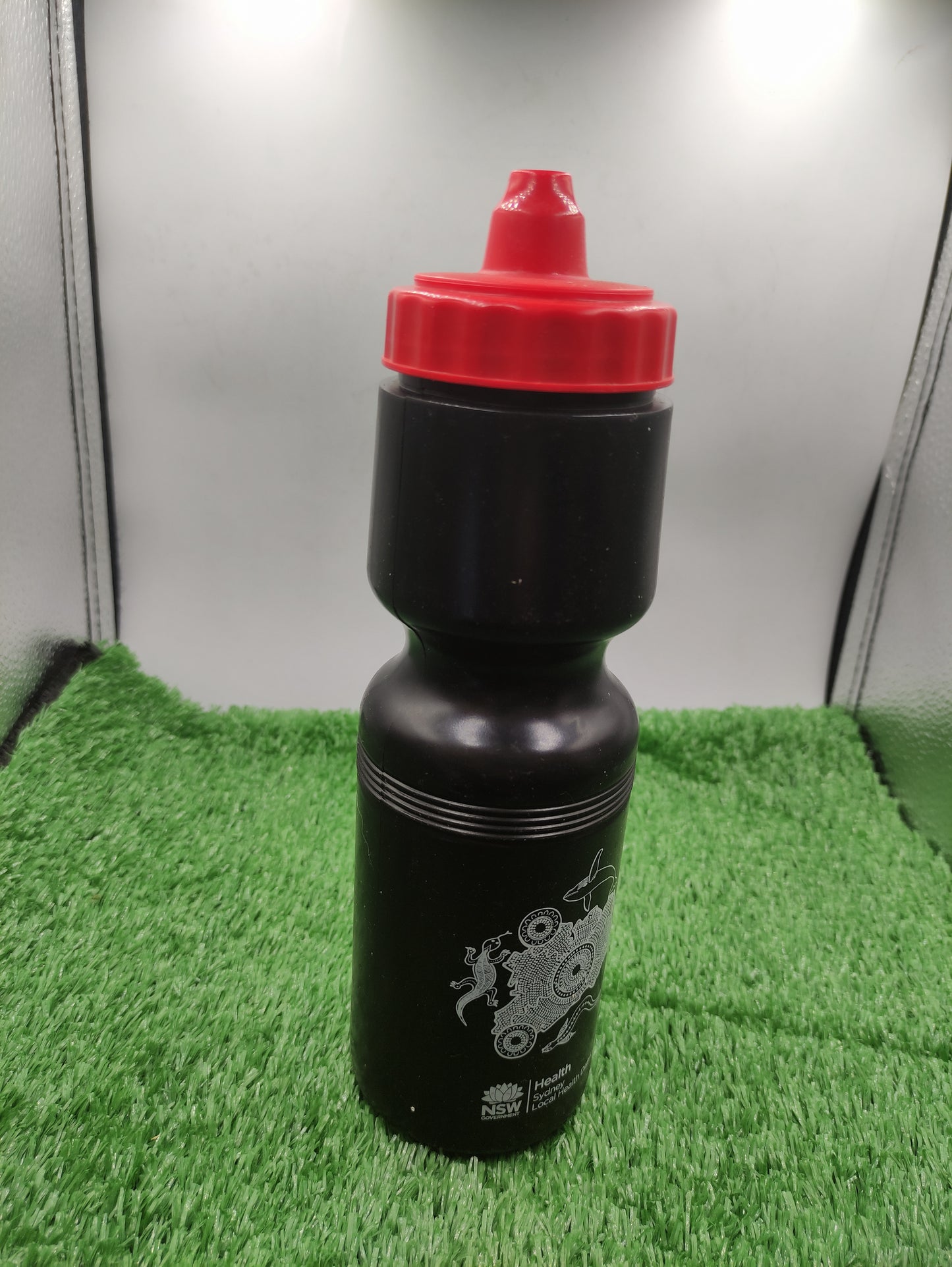 GREY BICYCLE WATER BOTTLE