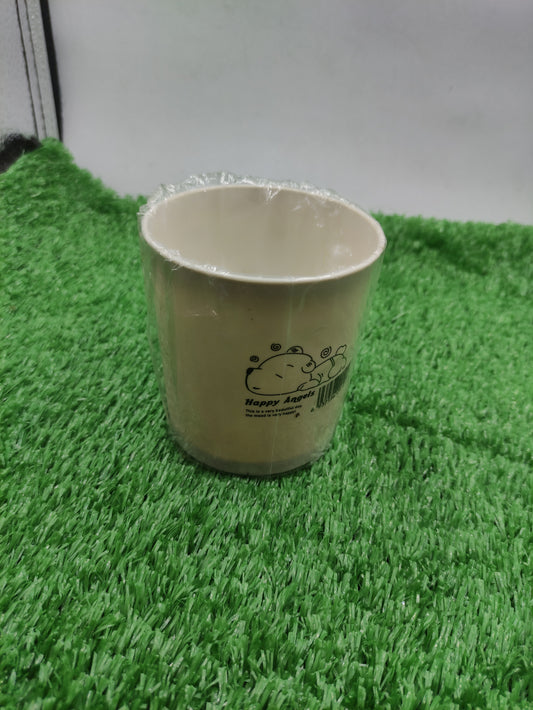 BEIGE PLASTIC CUP