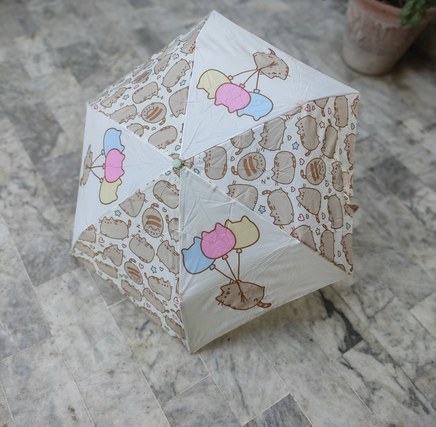 PUSHEEN UMBRELLA WITH A PATTERN