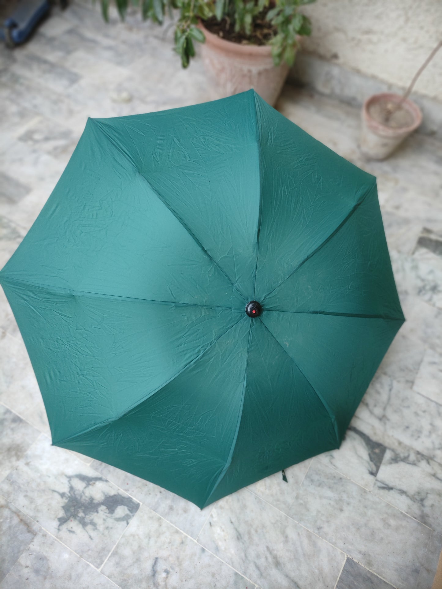 CLASSIC GREEN FOLDING UMBRELLA