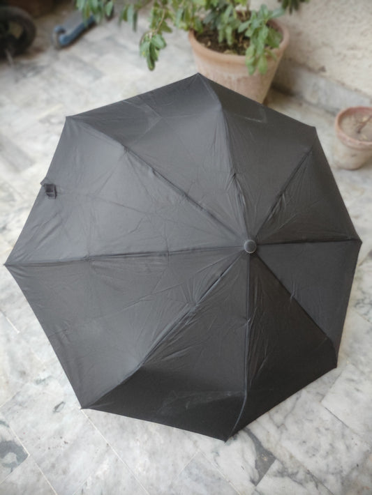 BLACK FOLDING AMBRELLA