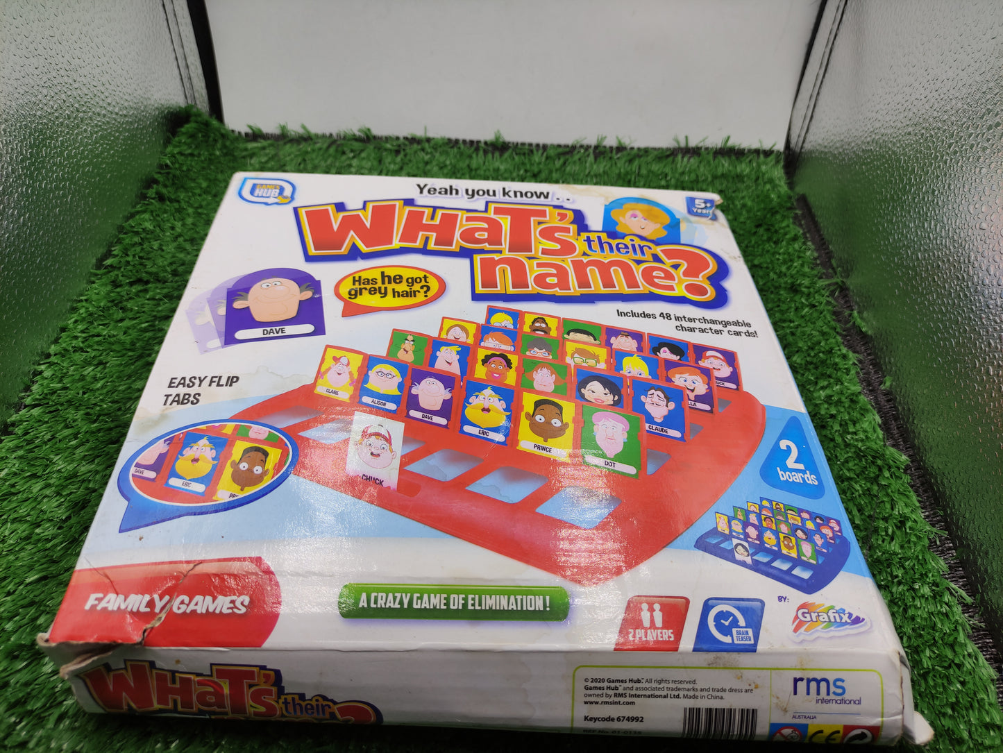 WHATS THEIR NAME BOARD GAME CLASSIC CHARACTER ELIMINIATION GAME