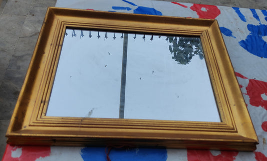 WOOD FRAME MIRROR