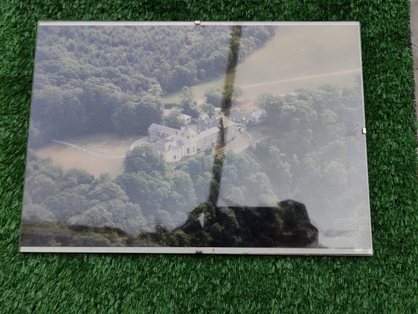 FRAMED AERIAL PICTURE