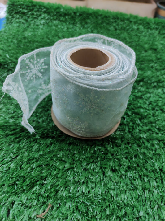ROLL OF SHEER ORGANZA RIBBON
