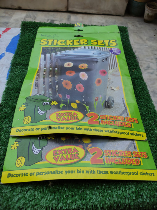 STICKERS SETS GARBAGE BIN