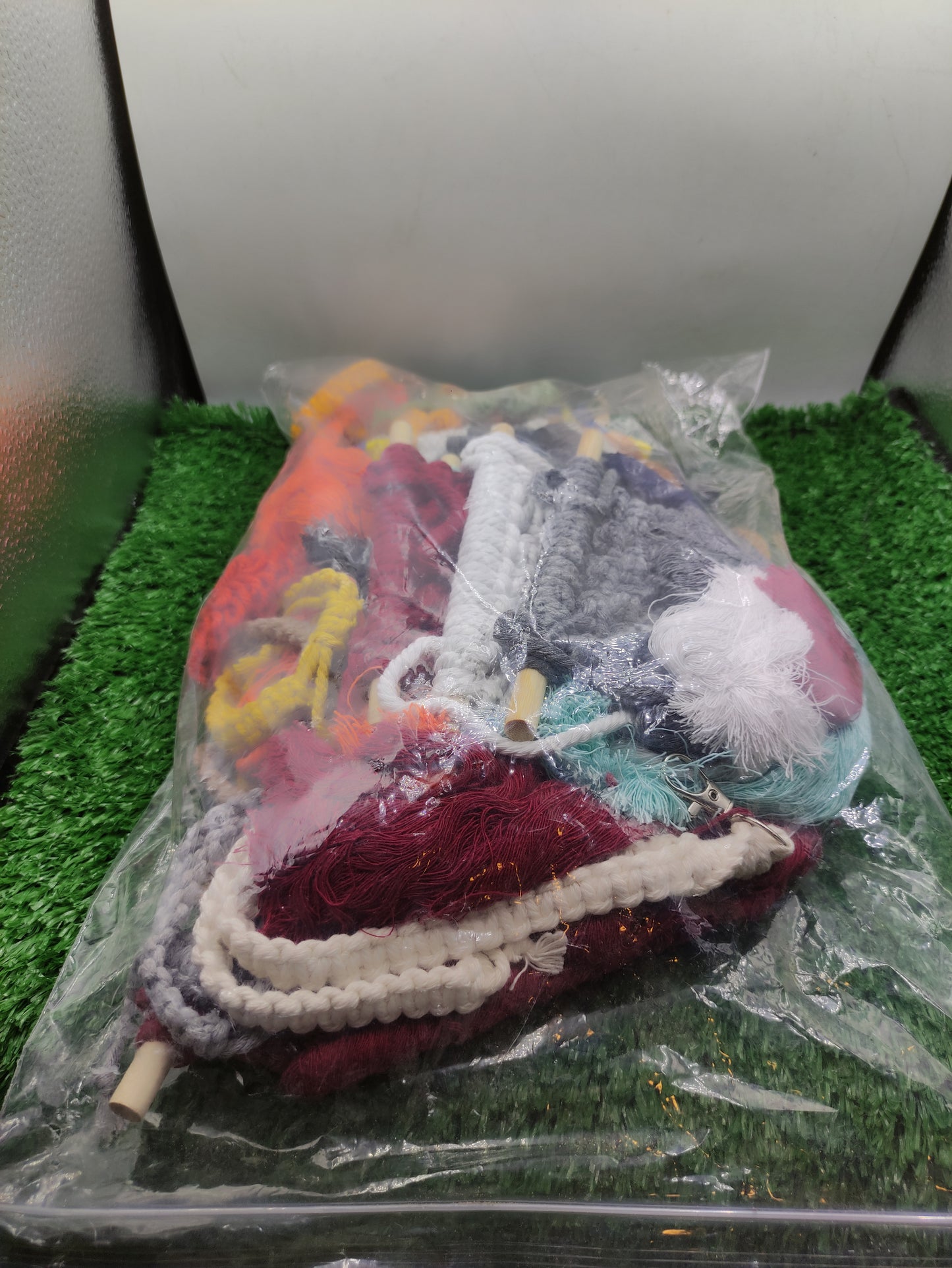 BAG OF ASSORTED CRAFT SUPPLIES