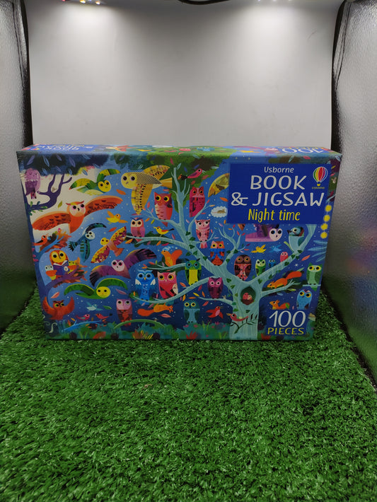 USBORNE BOOK AND JIGSAW NIGHT TIME