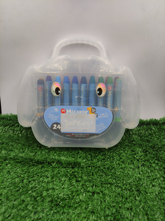 MICADOR SOFTIES TRI GRIP CRAYONS CASE
