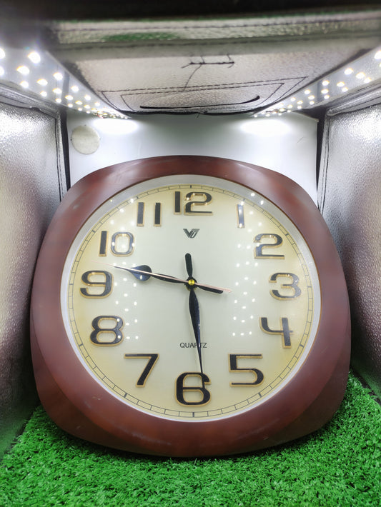 WOODEN STYLE DIGITAL WALL CLOCK