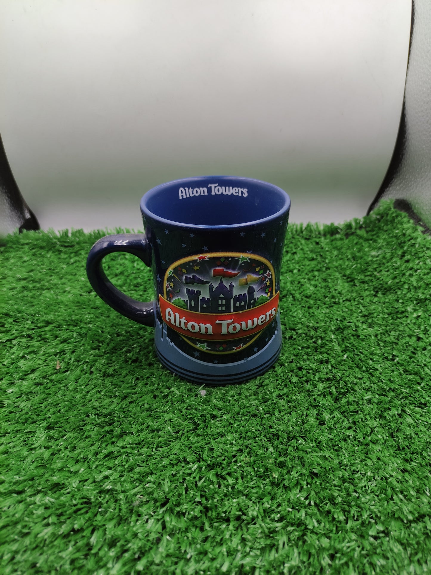 ALTON TOWERS BLUE MUG