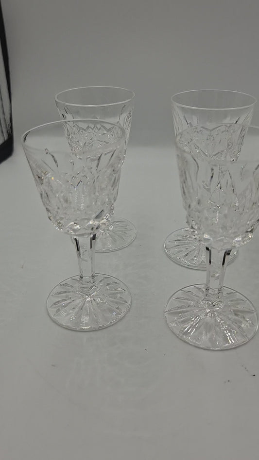 6 crystal glasses