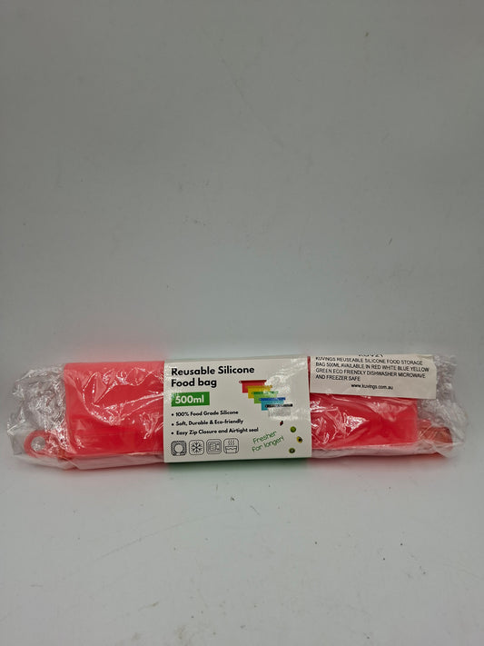 Reusable silicone food bag