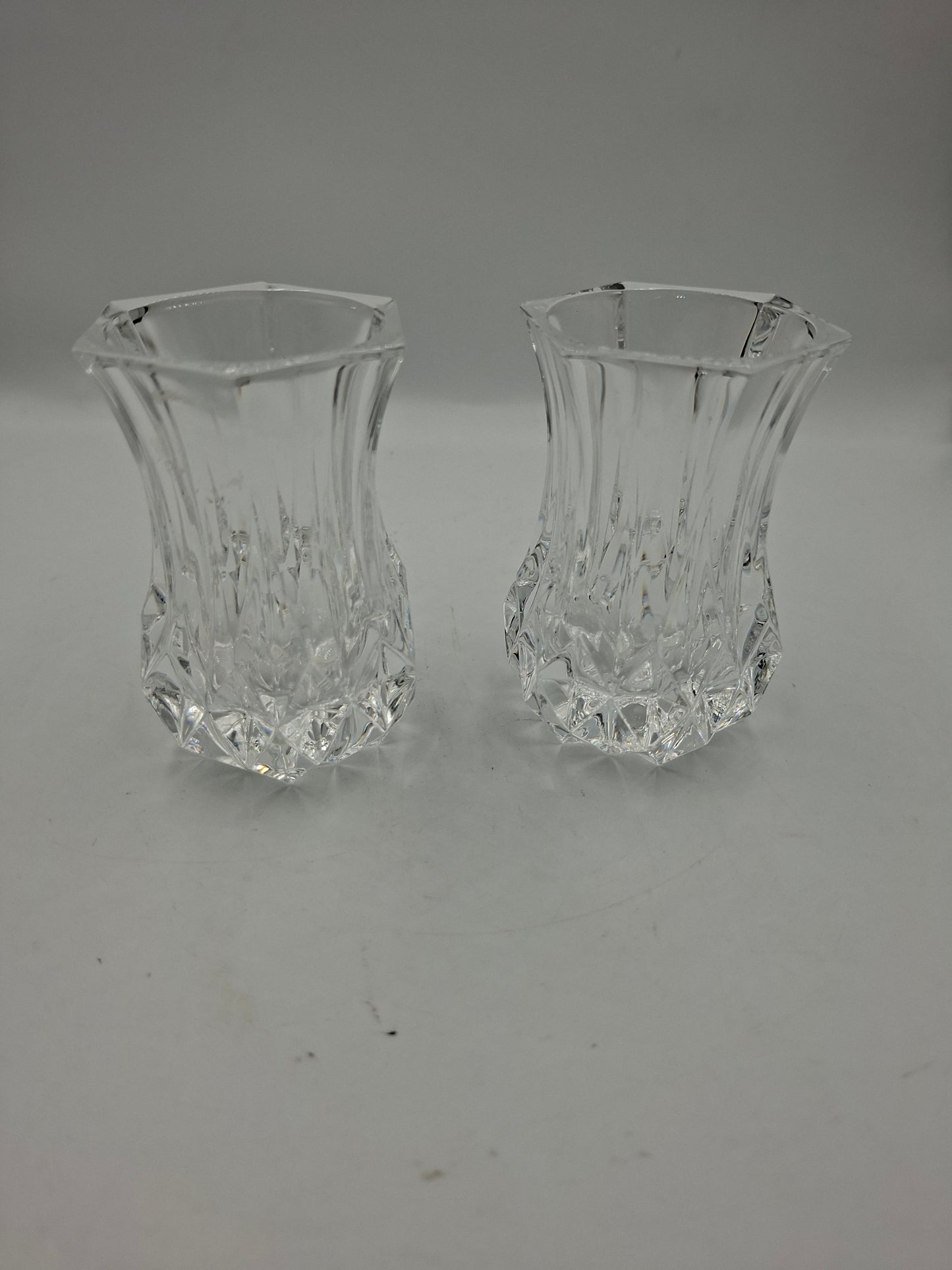 Lead crystal pair