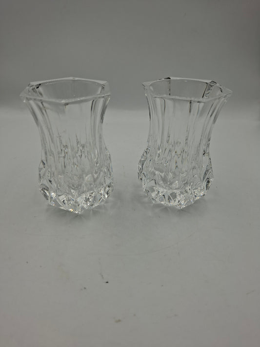 Lead crystal pair