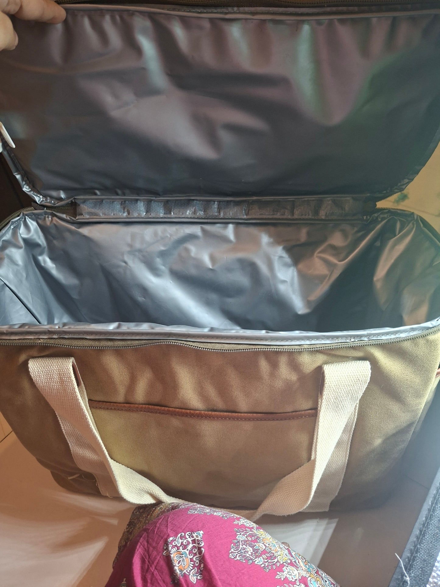 Insulated picnic bag