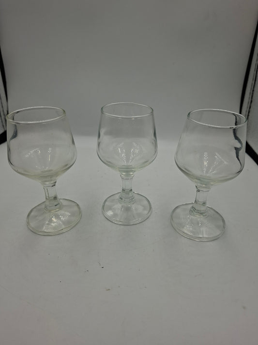 3 glasses