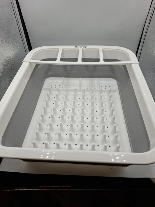 Collapsible dish drying rack