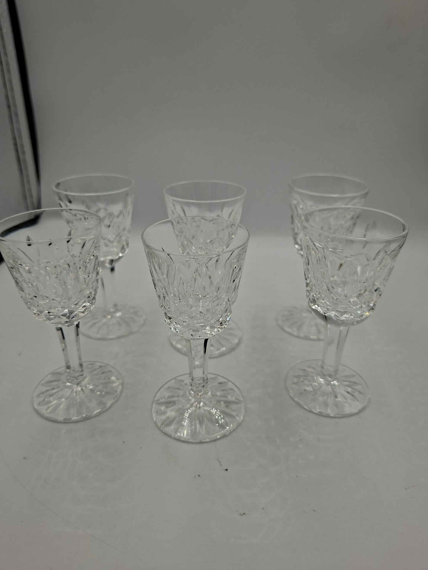 6 crystal glasses