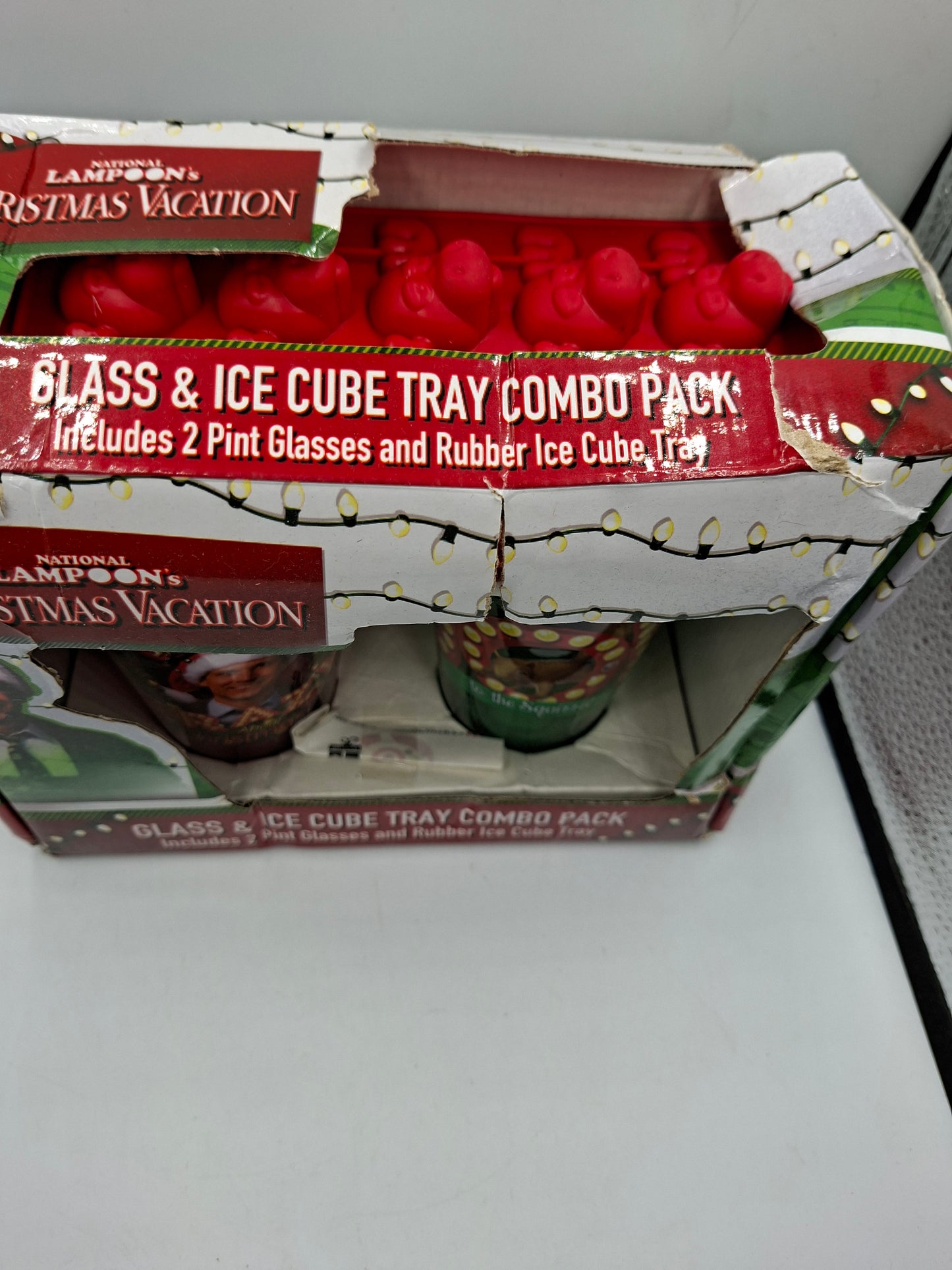 Glasses and ice tray